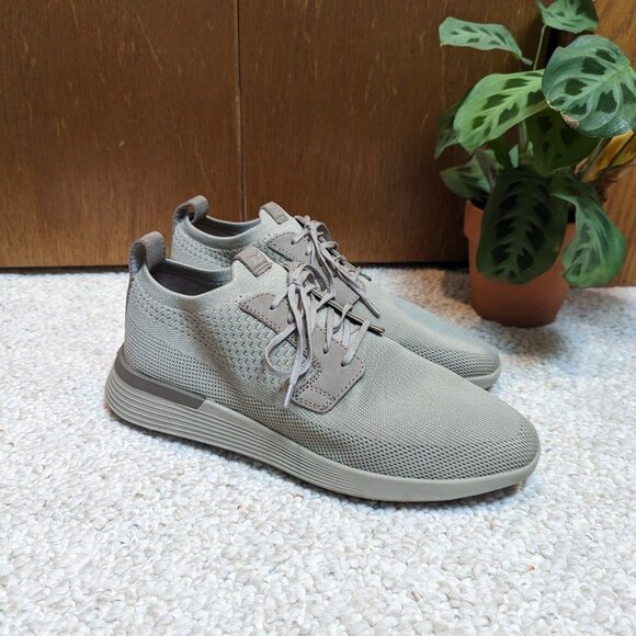Wolf & Shepard Grey SwiftKnit Derby Sneakers - Picture 1 of 12